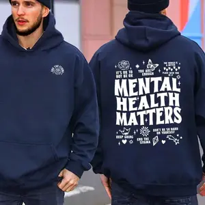 Mental Health Matters Hoodie, End The Stigma Sweatshirt, Motivational Gift, Introvert Shirt, Mental Health Shirt