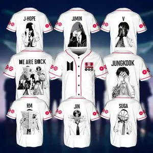 Arirang World Tour 2026 Custom Members Baseball Jersey, Kpop Army Merch Shirt, Fan Gift