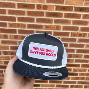 First Rodeo Rope Trucker Gray