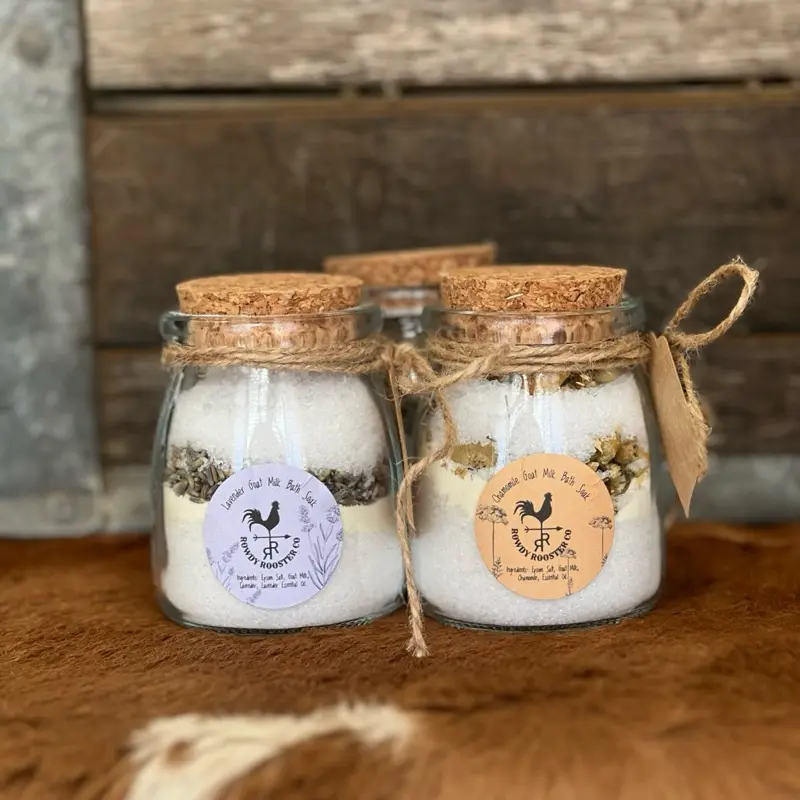 Goat Milk Bath Salt Soak - Natural Relaxation & Moisturizing Bath Salt for Skin Care
