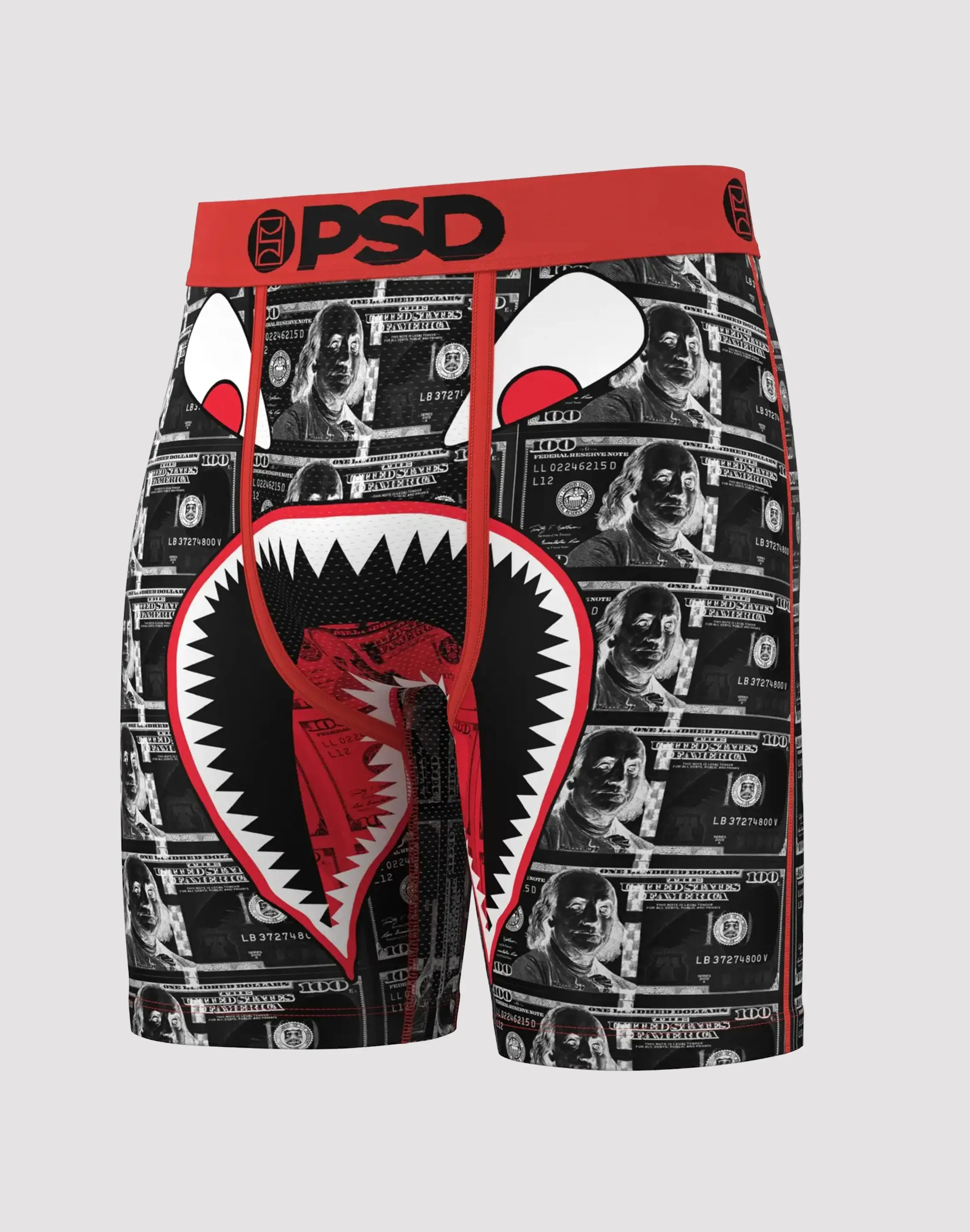 Mens Psd Underwear Cherry Benjis Boxer Briefs