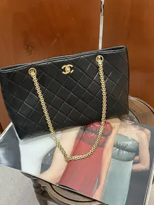 Pre-owned CHANEL Leather Tote Bags Reissue Chain Tote