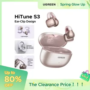 UGREEN Wireless Earbuds Bluetooth 5.4 Headphones Sport with Earhooks,48H Playtime,Fast Charging Case,Noise Cancelling Mic for Running Gym Workout ,earclip design，TikTokShopSpringGlowUp,Greenish