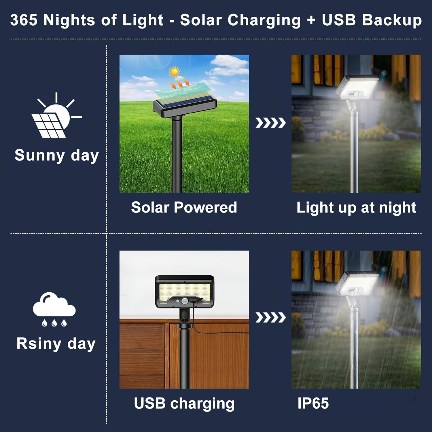Outdoor Solar Lawn Lights, Illuminate Trees, Suitable for Villas and Gardens, No Remote Control Needed, Long Lifespan LED Bulbs