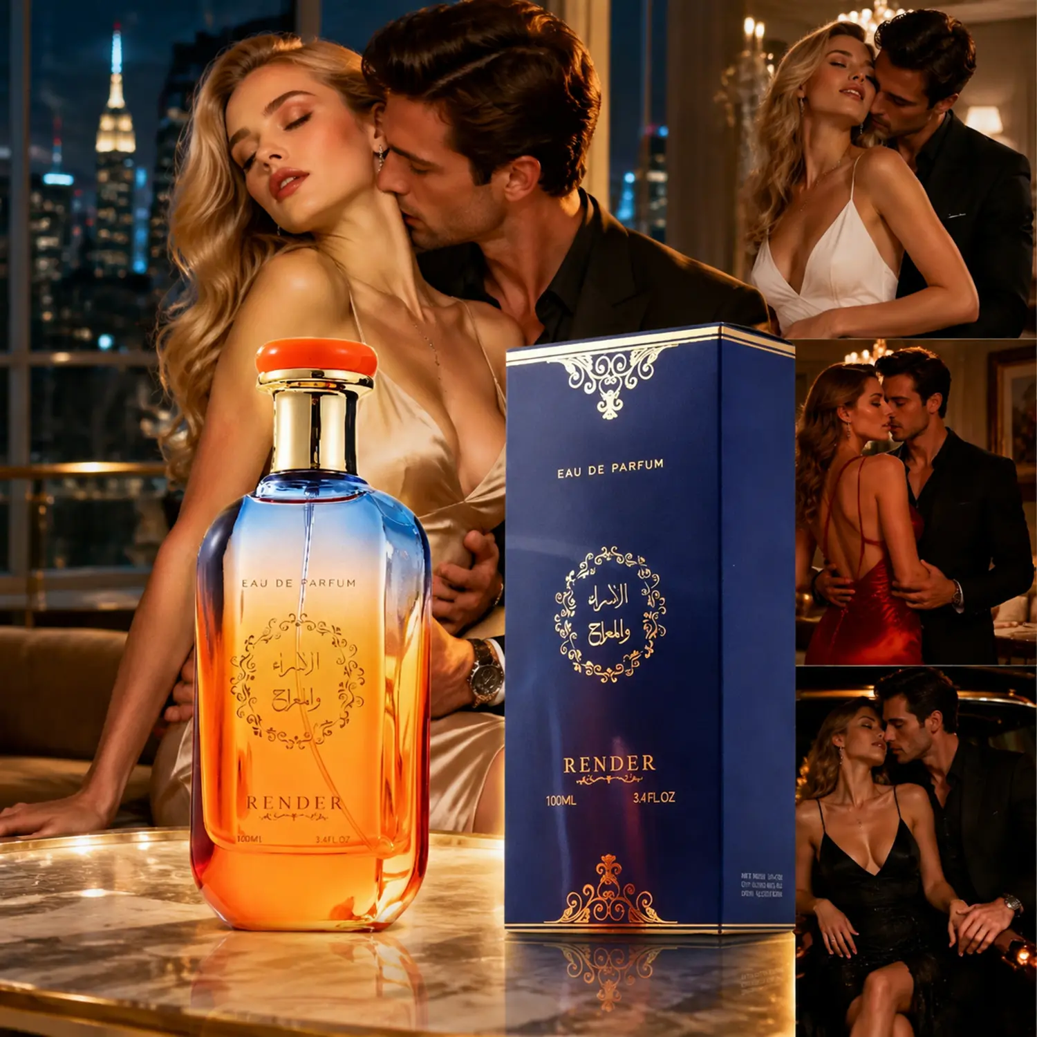 Oud Pheromone Perfume for Women, Long-Lasting Eau de Parfum with Rose & Saffron, Captivating Woody Arabian Scent that Attracts Desire, Valentine's Day Gift, Edp, Valentine’s Gift, Infused With Pheromones, Valentine's And Eid Gifts