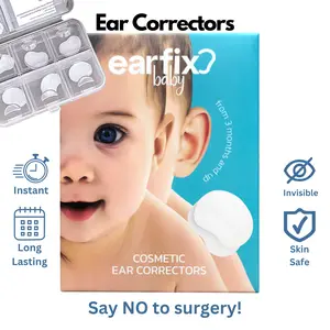 EarFix Mini Ear Corrector – 8-Pack Ear Stickers to Hold Back The Ear – Ear Corrector for 3 Months to 3 Years of Age – Waterproof Ear Stickers for Prominent Ears, Protruding Ears