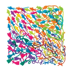 1 3/4" - 2" Bulk 288 Pc. Critters on a String Sticky Toy Assortment