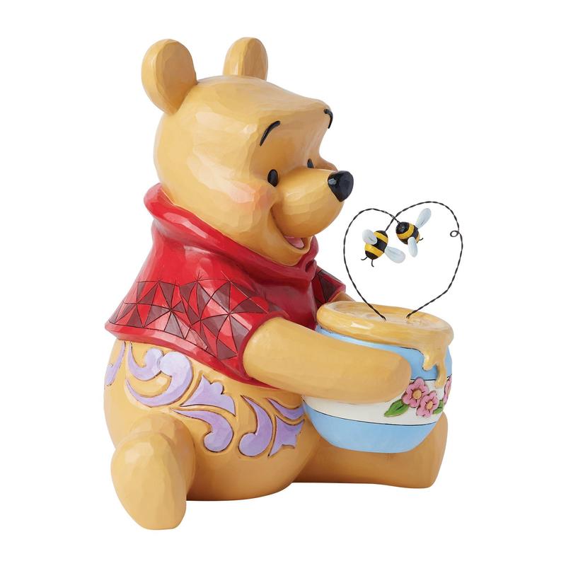 Disney Traditions Pooh with Honey Pot Figurine
