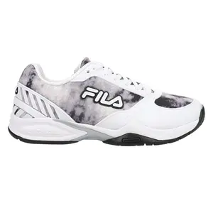 Fila Womens Volley Zone Pickleball Pickleball Sneakers Shoes - Black, White