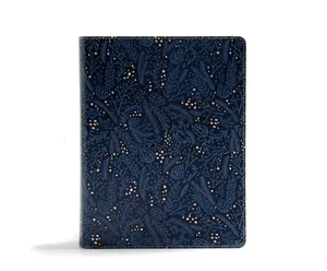 CSB Study Bible, Navy LeatherTouch, Red Letter, Study Notes and Commentary, Illustrations, Articles, Word Studies, Outlines, Timelines, Easy-to-Read Bible Serif Type Imitation Leather – October 1, 2019