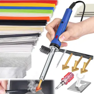 130W Plastic Welder Kit Deluxe,3-in-1 Plastic Welder Soldering Iron Kit,Professional Surface Repair Tool for Car Bumper with 5 Welding Tips,for Car Bumper Dashboard Kayak Repairs (Blue) appliance gifts husbands greer ride helmet light gear lockable caster