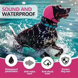 Dog Ear Muffs - Noise Reduction and Shockproof High-Quality Pet Hearing Headphones, Suitable Puppies and Adult Dogs, Soft and Breathable Foam Design, Anxiety, Comfortable to Wear