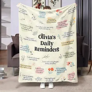 Soft Flannel Blanket, Printed Design, Ideal Gift for Holidays, Warm & Cozy, Perfect for Office, Living Room, Bed, Sofa, Nap, Air Conditioning Use