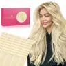 WENNALIFE 100g Tape in Hair Extensions Human Hair 40pcs 14-26 inch Platinum Blonde Hair Extensions Straight Tape in Extensions Remy Human Hair #sohochic #TikTokShopFallDealsForYou