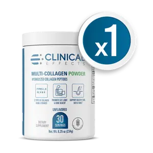 Multi Collagen Powder for Skin, Nails, Hair, and Joint Support - Bovine, Marine, Eggshell, and Chicken Types - Healthcare, Vitamin