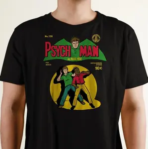 Psych Man Shirt, Psych Apparel, Funny TV Show Shirt, Retro Movie Tee, Gift for fan
