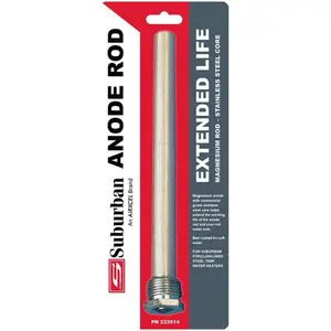 Magnesium Anode Rod For Water Heaters, Extends the Life of Your Water Tank, Install Install (233514)