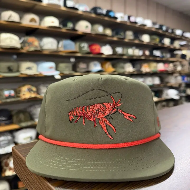 Crawfish Rope Hat - Military Green
