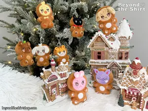 AniTEEZ Gingerbread Plush Christmas Ornaments AniTEEZ Gingerbread Plush Christmas Ornaments