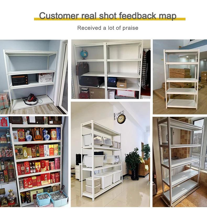 USA Warehouse Sends to Customer Garage Steel 5 Layer Home Steel Boltless Garage Storage Rack Shelves Racks Warehouse Racking