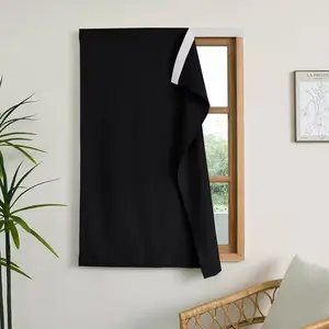1pc Drapes for Modern Home Decor, No Pattern Design, Light Blocking & Insulation, Privacy Protection, Elegant Drape Effect