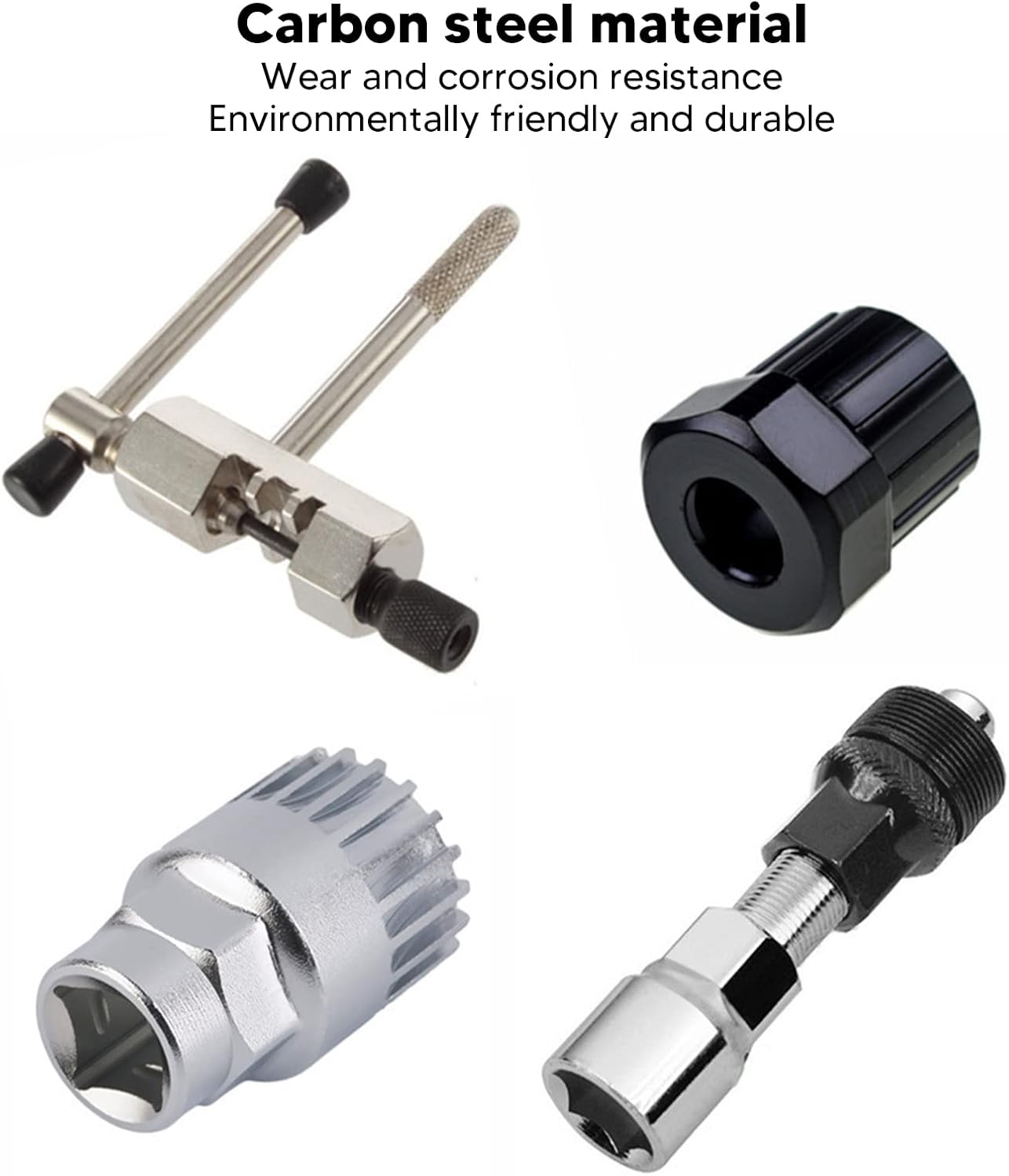 9Pcs Bicycle Repair Tool Kit Professional Bike Repair Tools Set for Mountain Bike with 3-in-1 Cassette Remover Wrench Crank Puller Extractor Bottom Bracket Freewheel Remover Link Pliers Chain Breaker 9Pcs Bicycle Repair Tool Kit Professional Bike Repair Tools Set for Mountain Bike with 3-in-1 Cassette Remover Wrench Crank Puller Extractor Bottom Bracket Freewheel Remover Link Pliers Chain Breaker