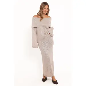 Indya Knit Skirt - Oatmeal