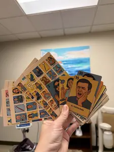 Dental Loteria Game with 54 Cards Featuring La Sangrona & La Uncontrolled Diabetes Themed Cards for Fun Dental-Themed Card Game Ideal for Dental Clinics and Schools