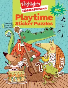 Children's Playtime Sticker Puzzle Paperback Book, 96 Pages, Published November 1, 2013