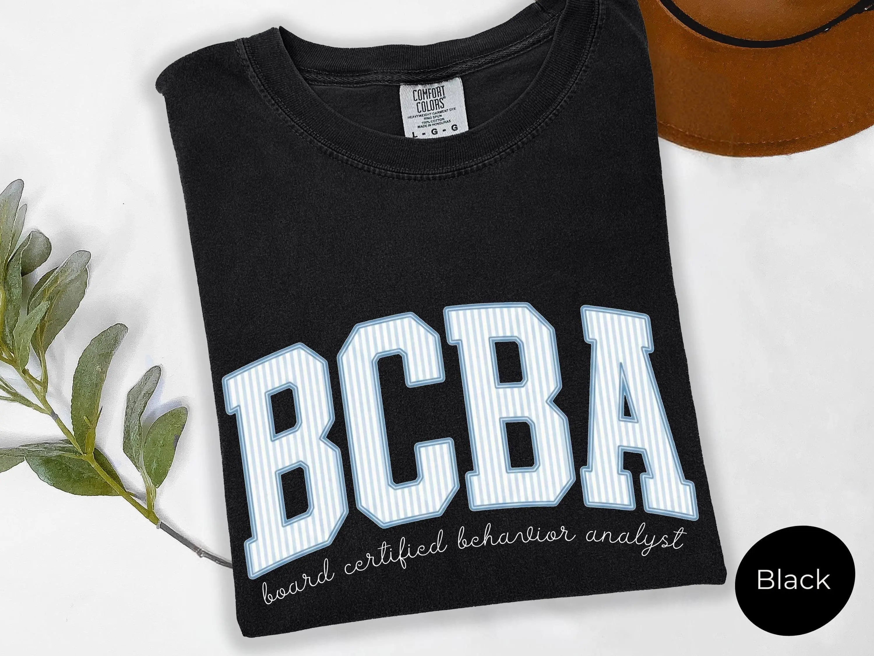 Retro BCBA Shirt, Comfort Colors Board Certified Behavior Analyst TShirt, Autism Awareness Shirt, BCBA Tee Gift, ABA Therapist Gift