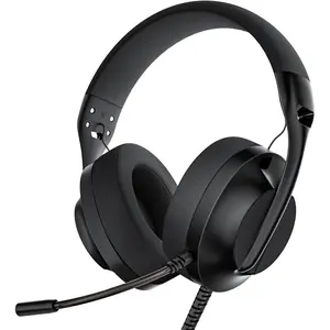 S30 Gaming Headset with Microphone,198g Lightweight Design, Wired Gaming Headphones for ,  Series X|S, PS5, PS4, , PC, Noise Cancelling Mic, Soft Earmuffs (Black)