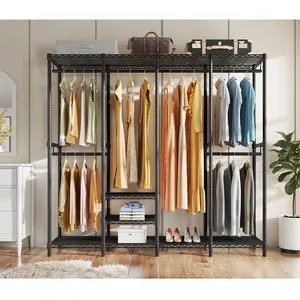 V40 Medium Garment Rack Heavy Duty Clothes Rack for Hanging Clothes