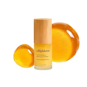 Trilipiderm Triple Vitamin C Brightening Serum | Anti-Aging, Hydrating Serum with 3 Forms of Vitamin C, Gold, and Hyaluronic Acid
