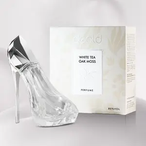 Deold White Tea Oak Moss High Heel Perfume for Women | Eau de Toilette, Long Lasting Fresh Woody Fragrance | Luxury Crystal Glass Bottle, Elegant Feminine Scent | Perfect Gift for Her, Daily Wear & Office summervibes,
