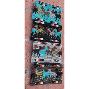 Handmade Beaded Horse Coin Purse