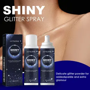 Shiny Body Brightening Glitter Spray Collarbone Hair Halloween Party Nightclub Costume Film-forming Highlight Powder Spray