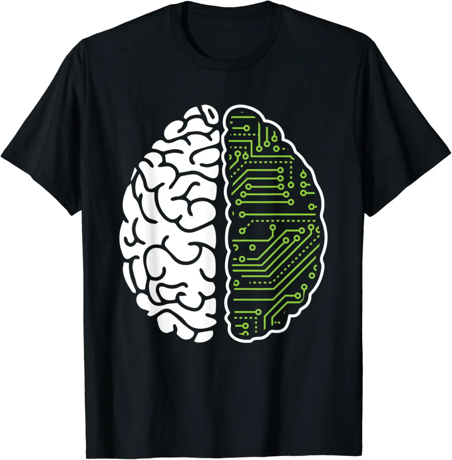 Programming Brain - Chip Software Engineer Ai Programmer T-Shirt - Clydebell Shop 67B09X9SBSSJ