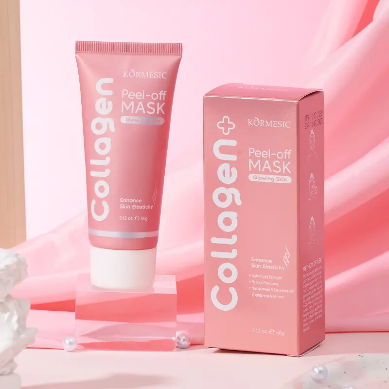 Collagen Peel-off Mask - Enhance Skin Elasticity for Glowing Skin - 2.5 oz / 75g - Ideal for Radiant Complexion