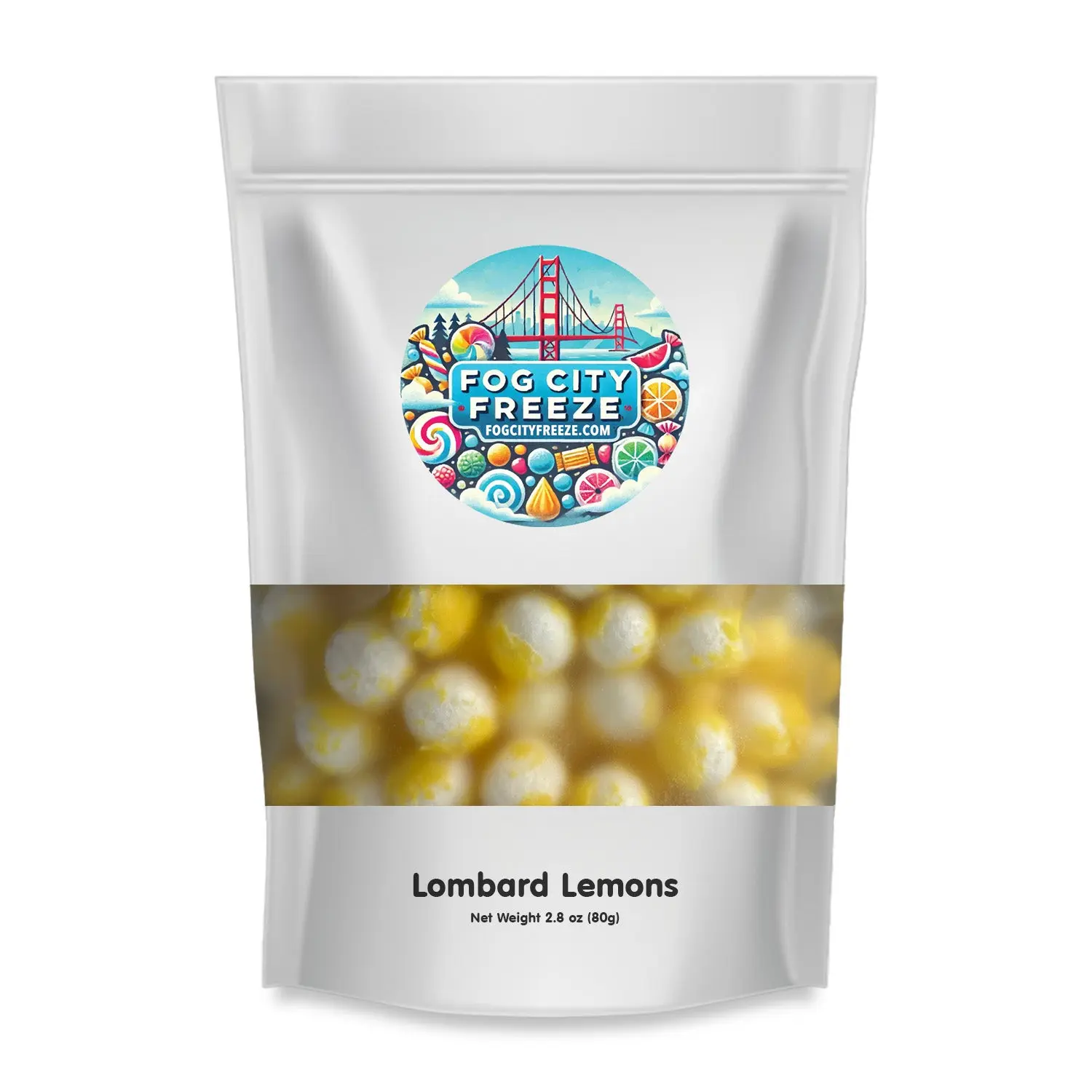 Lombard Lemons - Freeze Dried Lemon Candy,summerwins
