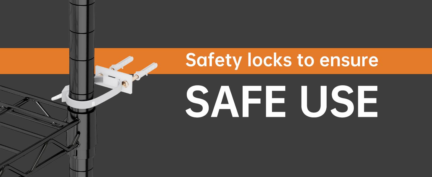 Raybee Shelf Wire Metal Shelving Storage Utility Rack Adjustable Shelves, Standing Shelf Units for Laundry Kitchen Pantry Closet Balcony Plant Pot Greenhouse