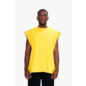 Essential Sleeveless Tee Yellow