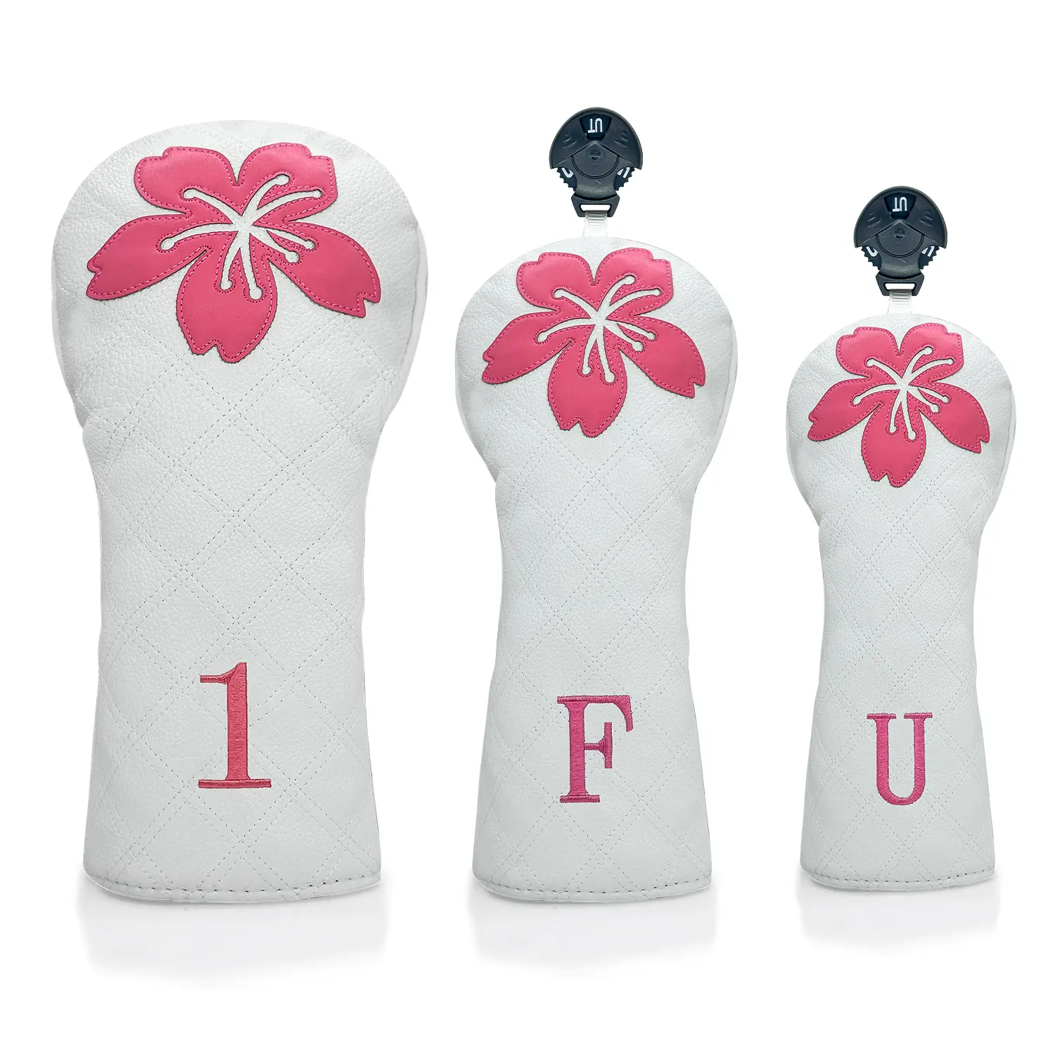Sakura-Inspired Golf Headcover, Fits Birdie Drivers, Fairways, Uts, Durable PU Material, / Floral Design, Great Gift Idea, Golf Accessory