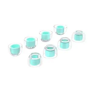 KBEAR KT02 Replacement Liquid Silicone Eartips, Silicone IEM Eartips, Headphone Ear Tips Earbuds Tips for KZ ZST ZS10 PRO ZS10 PRO X AS10, Headset
