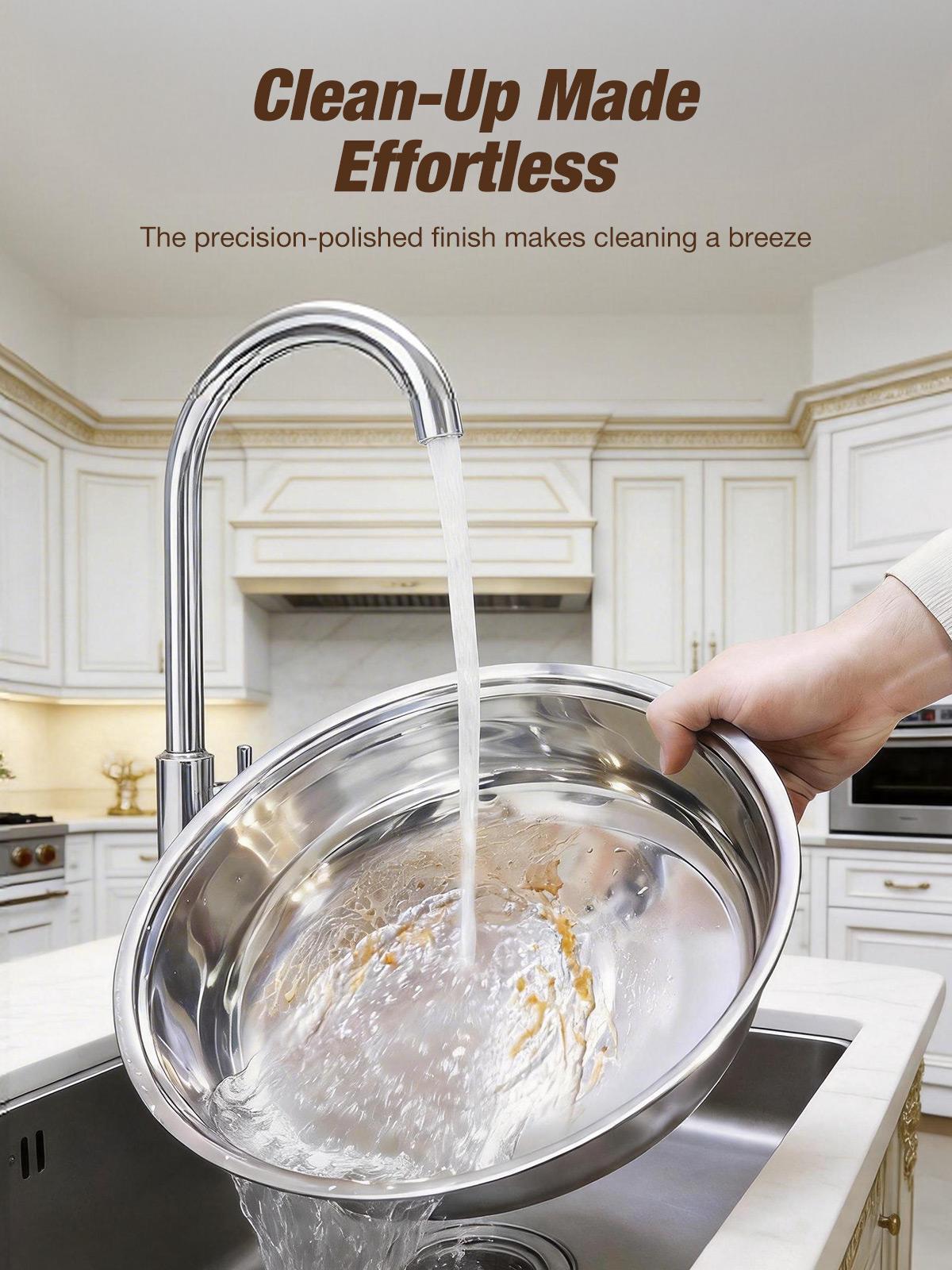 WARMOUNTS 6.5QT Gold Chafing Dishes for Buffet with Glass Lid , Round Chafers and Buffet Warmers Set with Mirror-Polished Stainless Steel, Rolled Rim, Stackable, Lid Holder for Parties, Weddings (2/4/6 Pack）