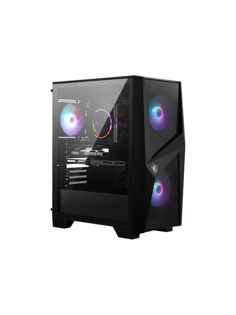 MSI Codex Z2 C8NVL-475US Gaming PC - AMD Ryzen R7-8700F, 32GB RAM, 1TB SSD, NVIDIA RTX 5060, RGB Lighting, Windows 11, Black Desktop Computer