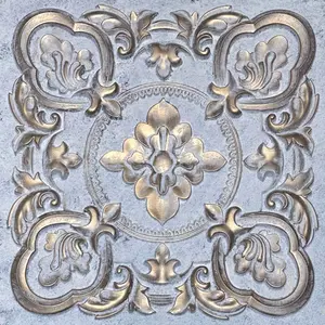 From Plain To Beautiful In Hours Gaby 2 ft. x 2 ft. PVC Glue-up or Lay-in Faux Tin Ceiling Tile - #DCT 30 - (Pack of 75) / 300 sqft