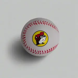 Buc-ee's Foam Baseball Soft Lightweight Perfect for Indoor Outdoor Use Playing Catch Displaying or Gifting Made from Safe Foam
