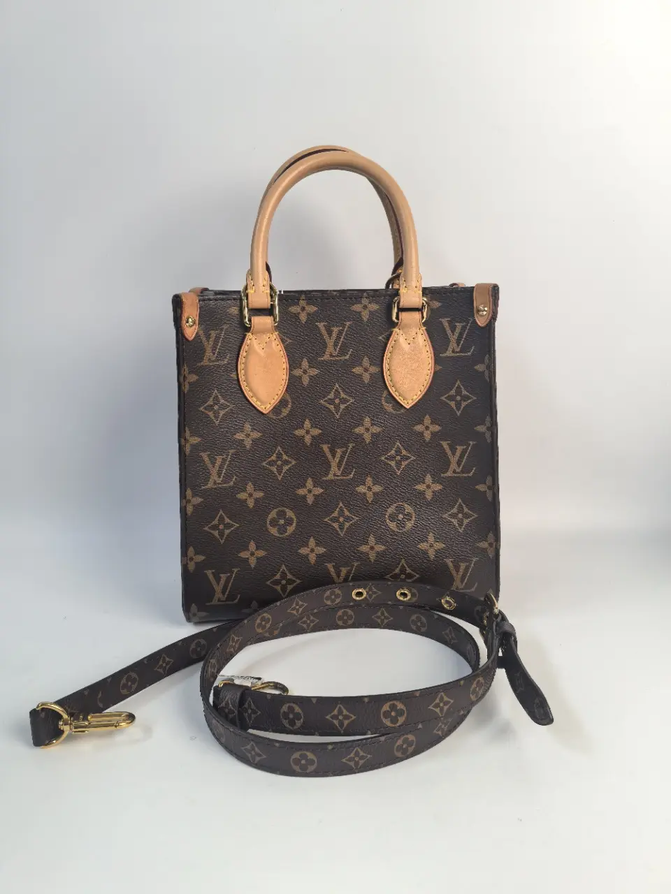 Pre-owned Louis Vuitton CANVAS Shoulder Bags Petit Sac Plat XP02093 【BF 12Z】