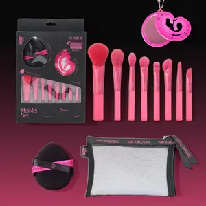 GUOXIAONIU Makeup Brush Set, Beauty Travel Brush, Eyeshadow Blush Loose Powder Contour Detail Brushes, Full Makeup Tools Kit, Essential Beauty Accessories