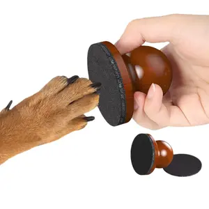 Portable Wooden Dog Nail File Board Pet Nail Grinder Scratcher Safe Paw Trimmer Grooming Tool for Small Medium Dogs Cats Painless Scratch Block